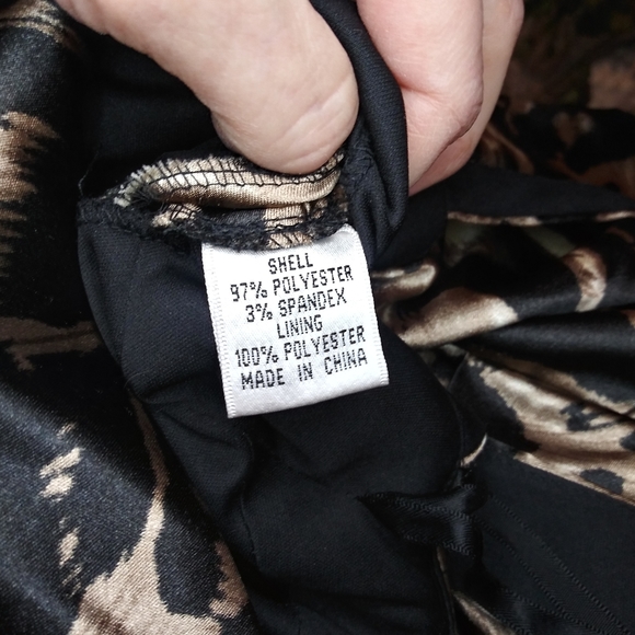 Hailey Logan By Adrianna Papell Sexy Leopard Print Ruched Satin Mini Dress - Picture 8 of 10